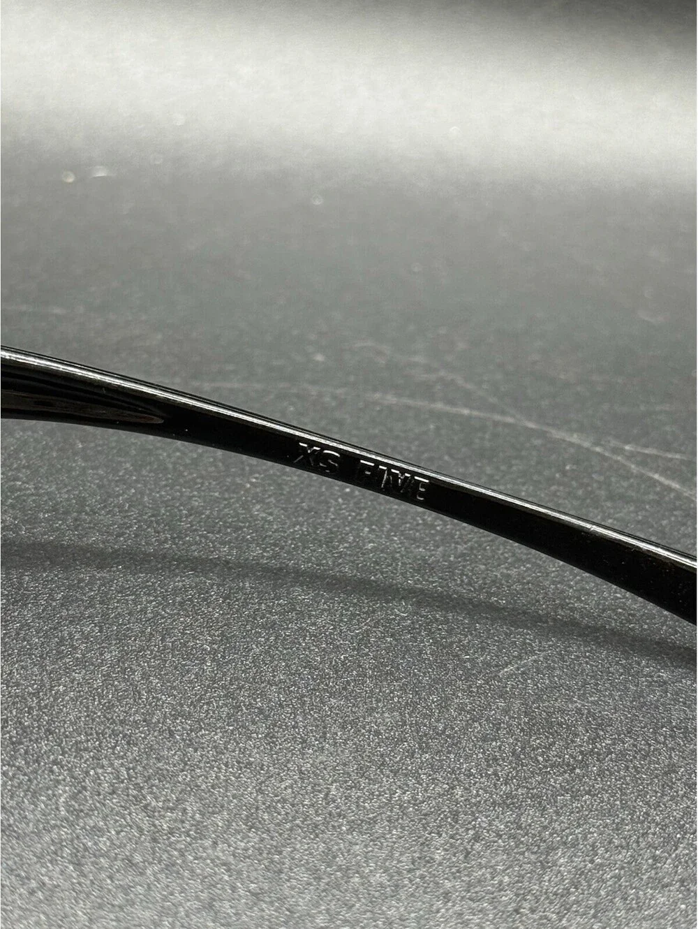 Oakley XS Fives Polished Black/Blue Iridium Lenses